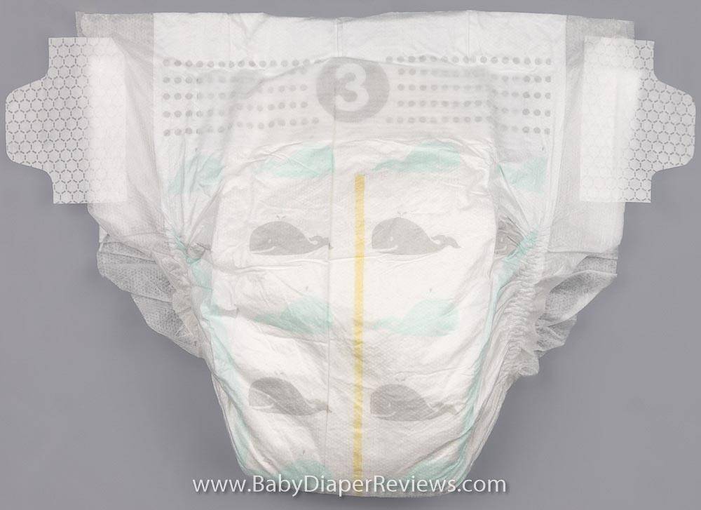 Target Up and Up front folded diaper with whales